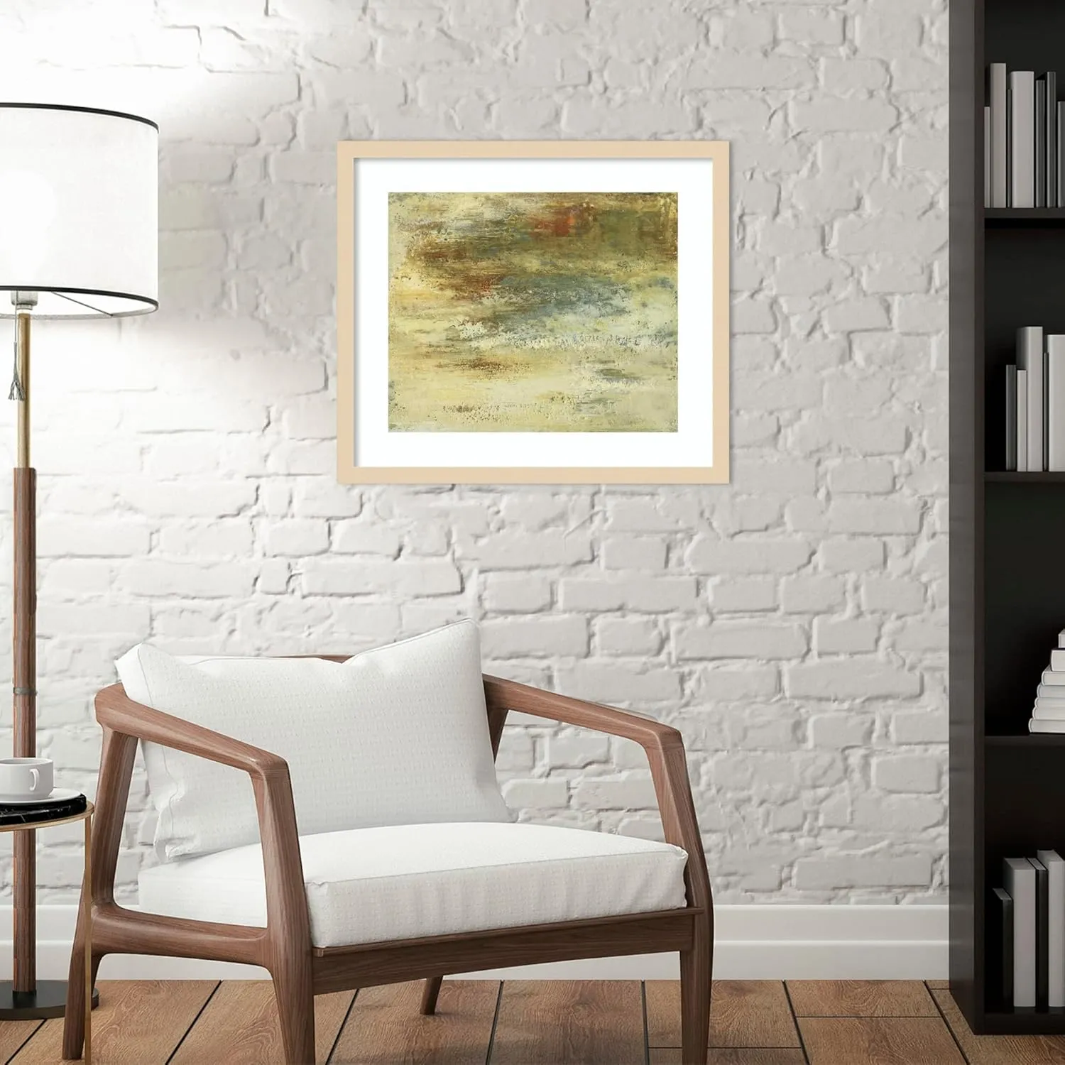 Amanti Art Framed Wall Art Print 19x21 Sunset Etude I by Sharon Gordon, Landscapes Wall Art, Rustic Farmhouse Decor, Medium Poster Painting Artwork for Living Room, Bedroom, Bathroom, Kitchen, Office