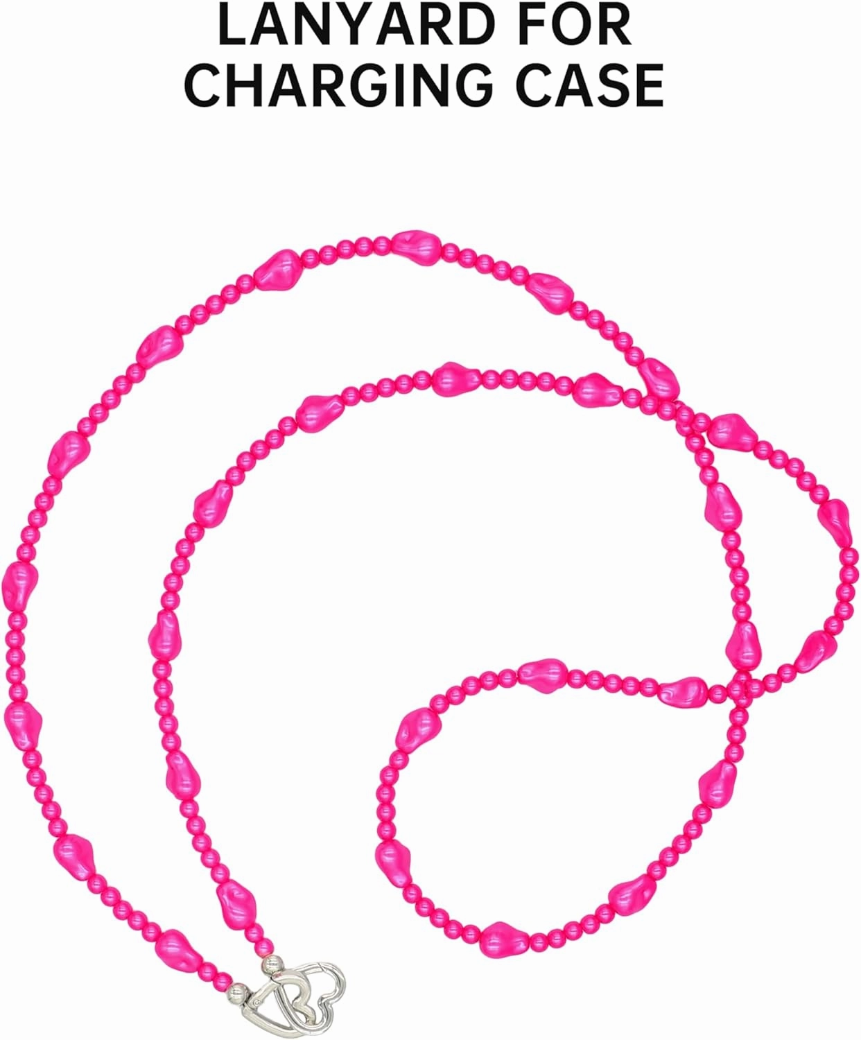 ANCwear Ear Buds,Bluetooth 5.3 in-Ear Headphones,13mm Drivers Deliver Premium Sound Earphones,22H Playtime True Wireless Earbuds with Unique Mini Handbag Charging Case (Magenta Bead, Hot Pink)