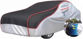 Anti-Hail Car Cover for Jaguar F-Type Convertible Coupe, Waterproof All Weather Full car Cover, Multifunctional-Layer Thickened Cotton Automobiles for Rain Snow Sun Hail(Black)