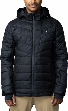 Apricoat EcoDown Jacket - Packable Lightweight Water-Resistant Hooded Puffer Jacket - Windproof Winter Coat with Insulation