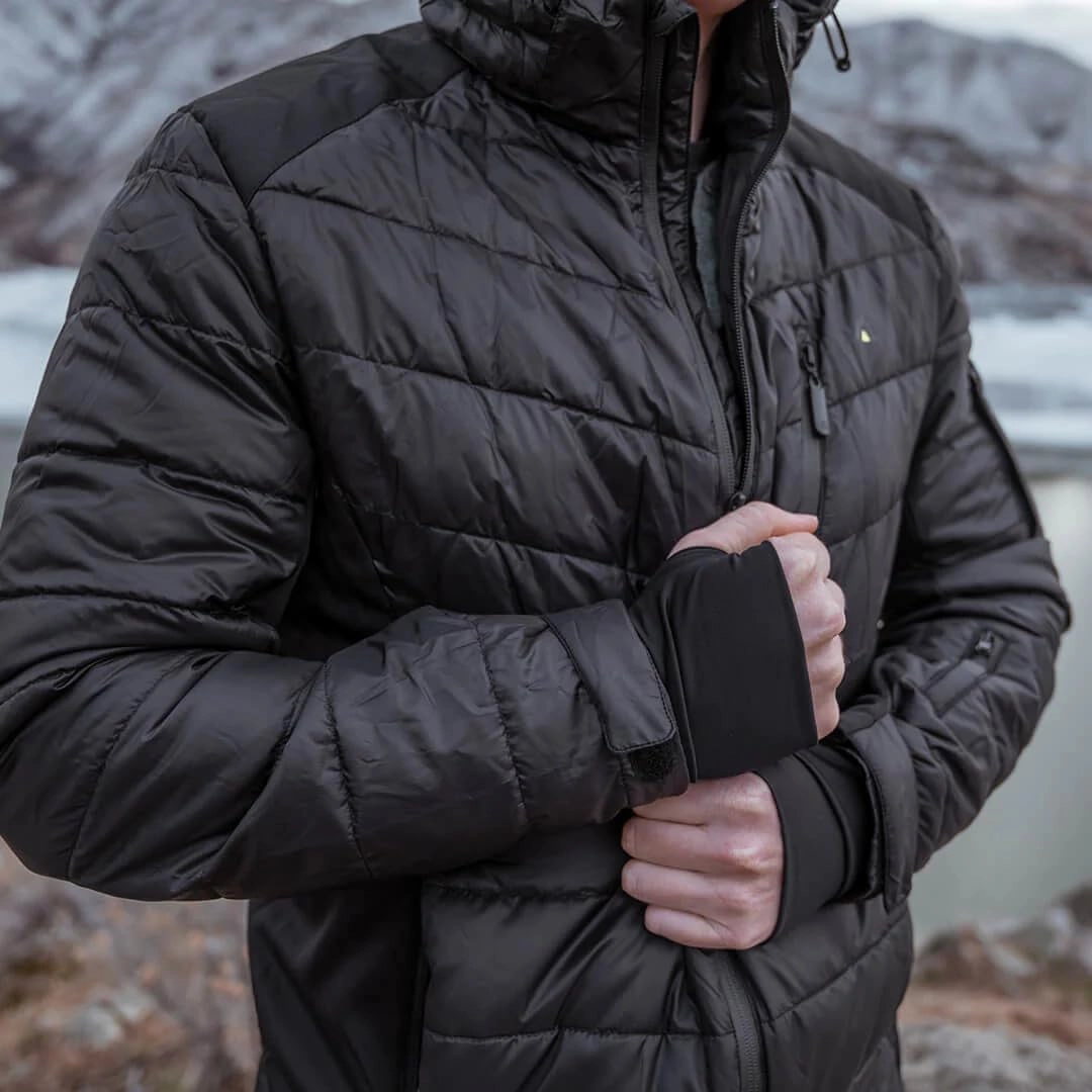 Apricoat EcoDown Jacket - Packable Lightweight Water-Resistant Hooded Puffer Jacket - Windproof Winter Coat with Insulation