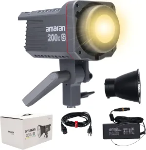 Aputure Amaran 200X S 200w Bi-Color Point-Source LED 2700K-6500K 1M@51,600lux Support Bluetooth App Control