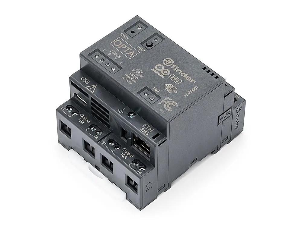 Arduino Opta RS485 [AFX00001] – Industrial-Grade IoT Controller with RS485 Communication, Digital I/O, Analog Inputs, and Modbus Support for Automation and Control