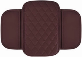Arm Rest Cover Car for Nissan Kicks (P16) 2019 2020 2021 2022 2023 2024, Car Center Console Cushion Pad Leather Waterproof Protection Decor Car Accessories,Brown