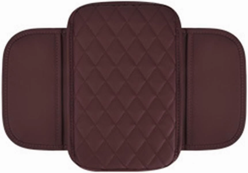 Arm Rest Cover Car for Nissan Kicks (P16) 2019 2020 2021 2022 2023 2024, Car Center Console Cushion Pad Leather Waterproof Protection Decor Car Accessories,Brown