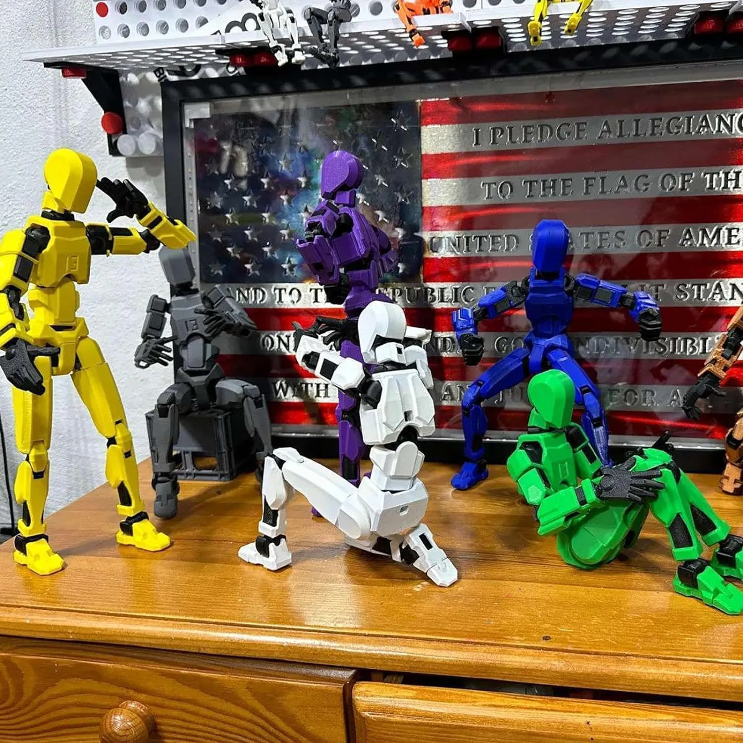 Assembly Completed T13 Action Figure, Titan 13 3D Printed Action Figure, Lucky 13 Action Figure, Assembled Dummy 13 Action Figure