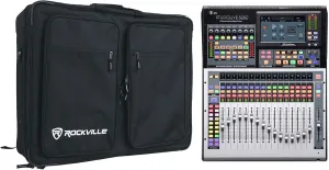 Audiosavings Bundle: (1) Presonus STUDIOLIVE 32SC 32-Ch/22-Bus Digital Mixer Recording Interface Bundle with (1) Rockville BP-MIX2621 Padded Mixer Bag Semi Rigid, Interior Straps 26"x21"x8.5" (2 Item)