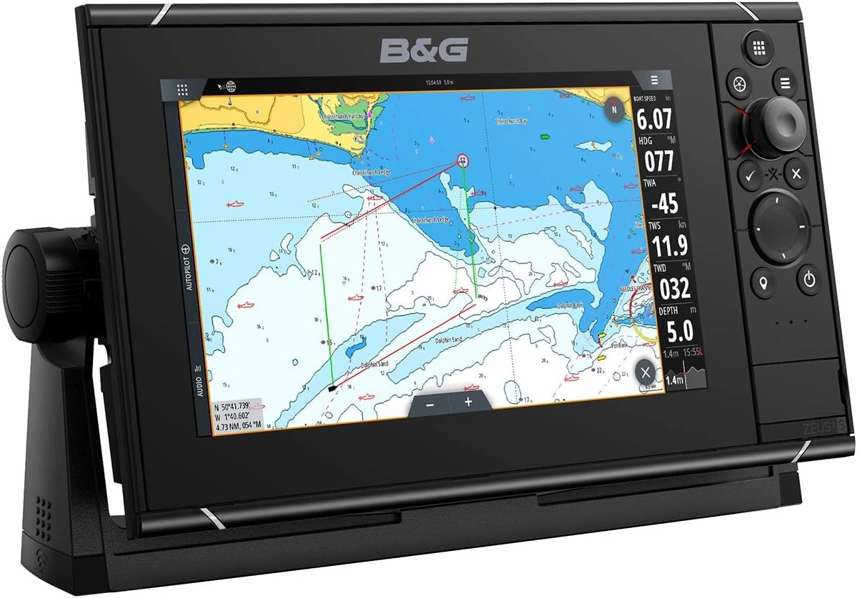 B&G Zeus3S 9-9-inch Sailing Chartplotter with C-MAP US Cartography