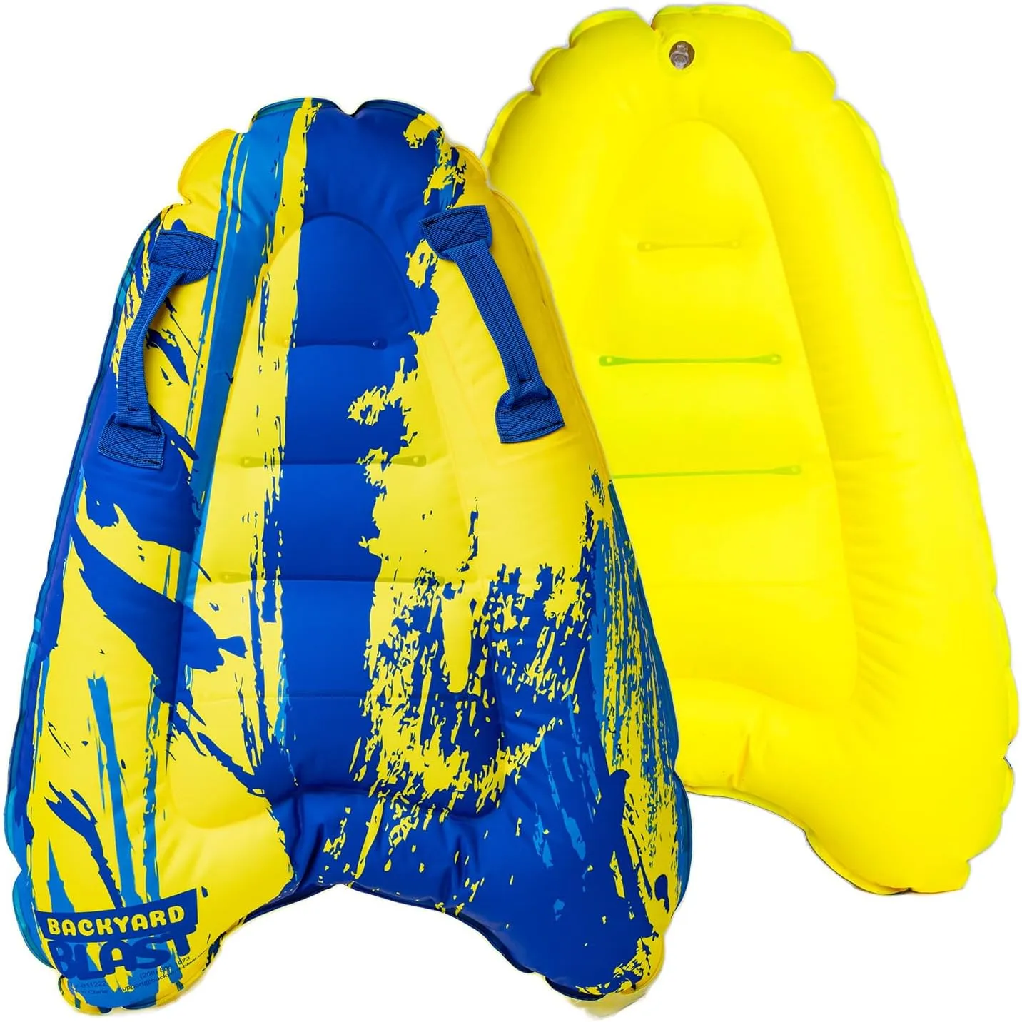 BACKYARD BLAST Deluxe Rider with Joint Cloth Material, Inflatable Body Board Slide Rider, 30.7" x 19.6" x 5.5"