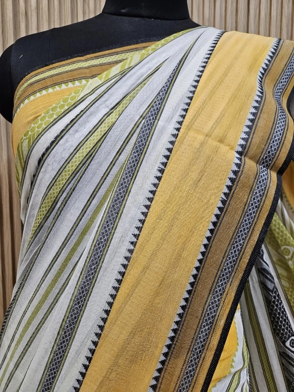 Balaram Saha: Elevate Your Style with Multi Color Dhonekhali Fish Motif