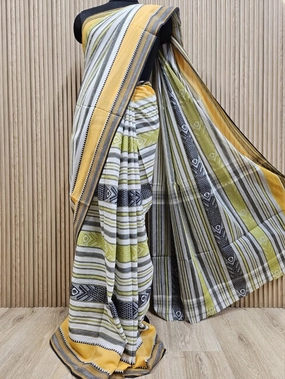 Balaram Saha: Elevate Your Style with Multi Color Dhonekhali Fish Motif