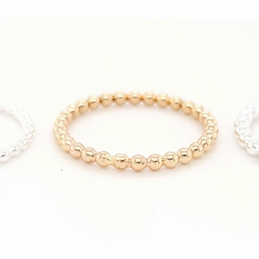 Ball Bead Ring, Stackable Bubble Ring - CG477R. Starts at