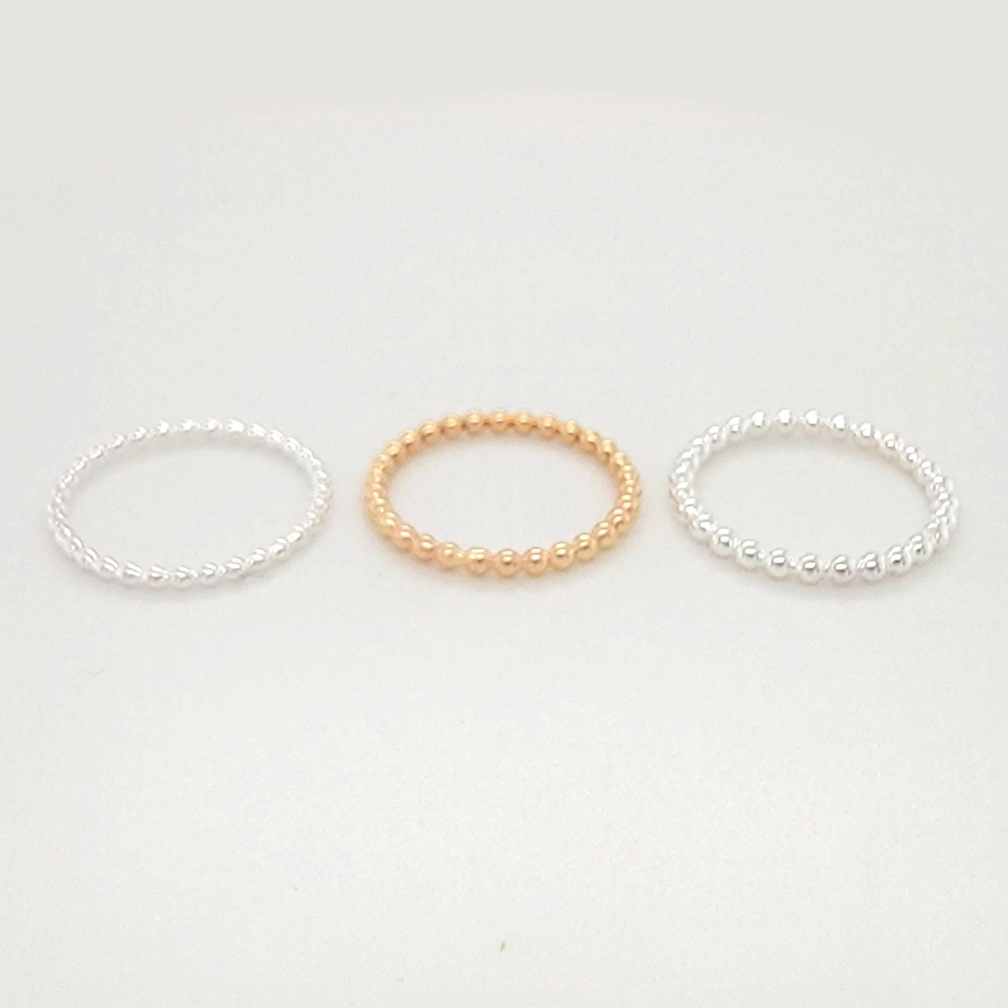 Ball Bead Ring, Stackable Bubble Ring - CG477R. Starts at