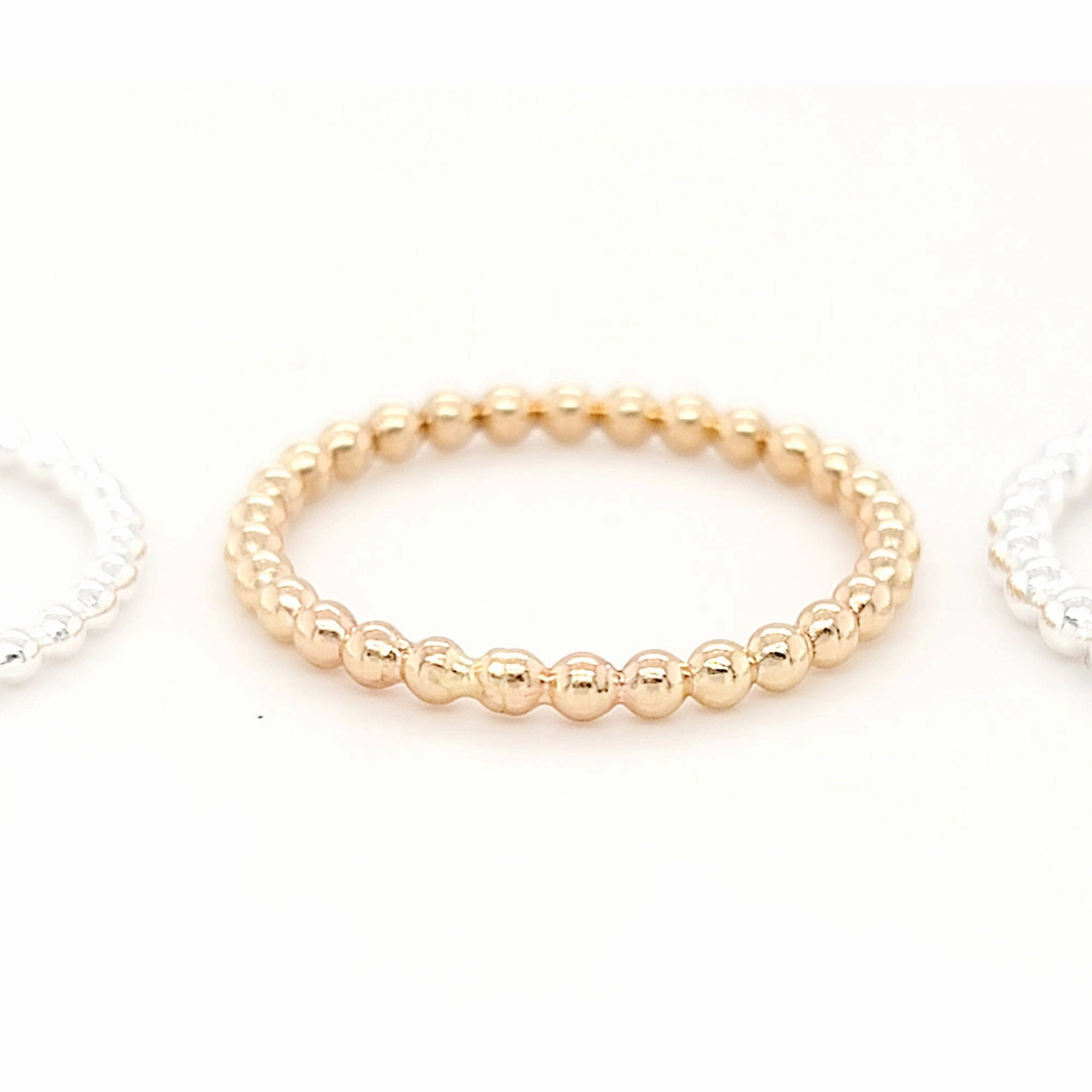 Ball Bead Ring, Stackable Bubble Ring - CG477R. Starts at