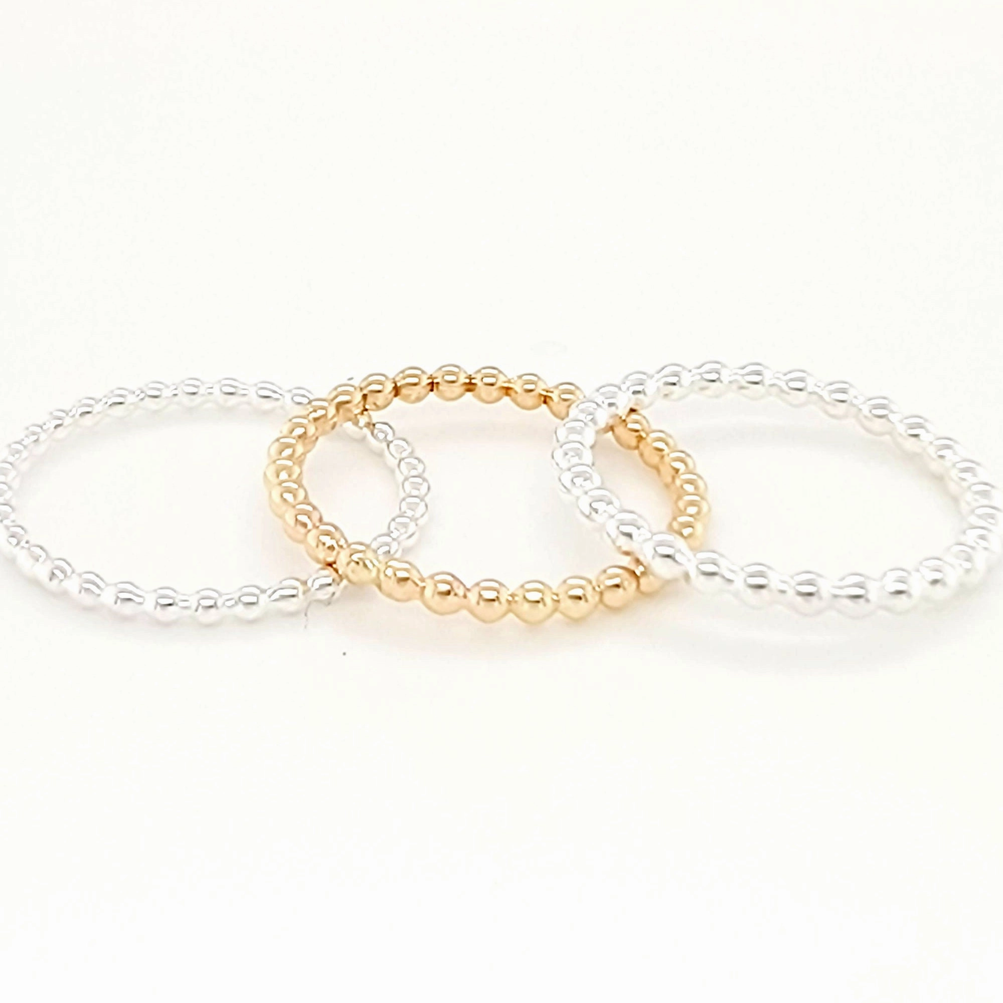 Ball Bead Ring, Stackable Bubble Ring - CG477R. Starts at