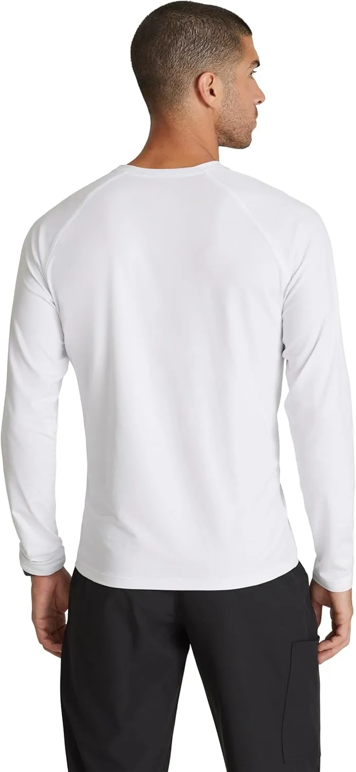 BARCO One Under Scrubs for Men - Crew Neck Long Sleeve Men’s Medical Scrub Tee