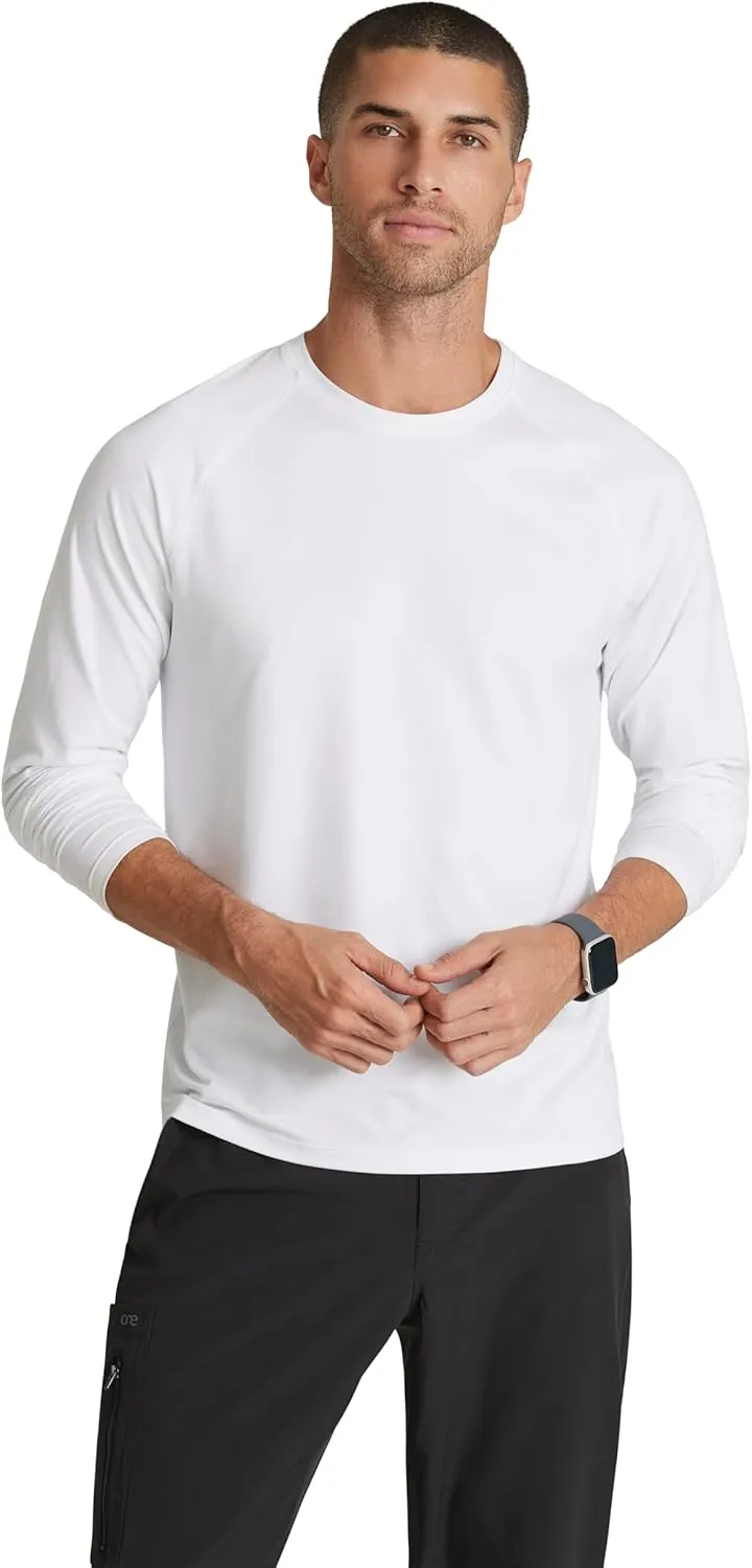 BARCO One Under Scrubs for Men - Crew Neck Long Sleeve Men’s Medical Scrub Tee