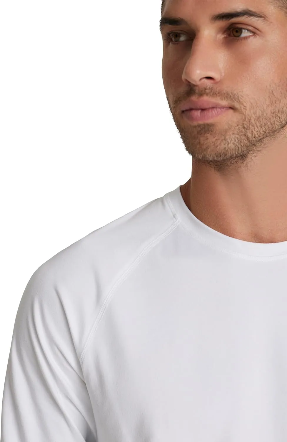 BARCO One Under Scrubs for Men - Crew Neck Long Sleeve Men’s Medical Scrub Tee