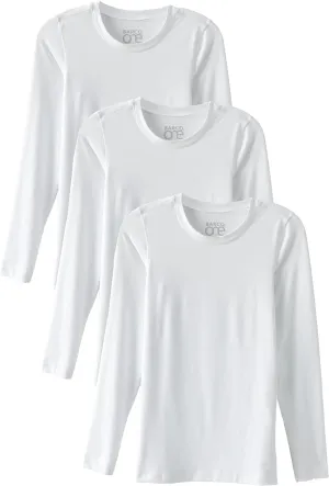 BARCO One Under Scrubs for Women- Crew Neck Long Sleeve Women's Medical Scrub Tees