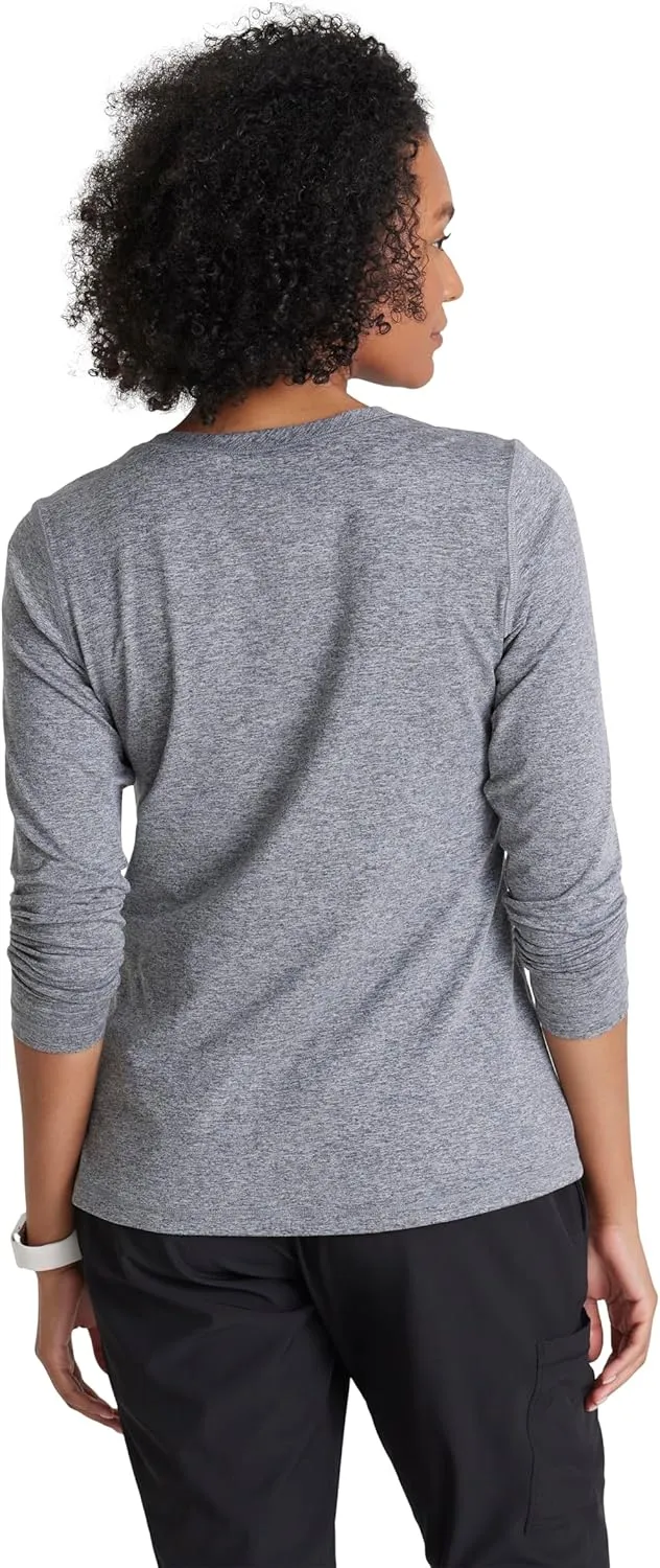 BARCO One Under Scrubs for Women- Crew Neck Long Sleeve Women's Medical Scrub Tees