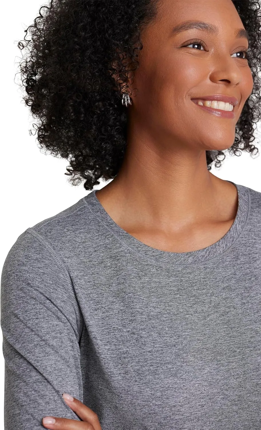 BARCO One Under Scrubs for Women- Crew Neck Long Sleeve Women's Medical Scrub Tees