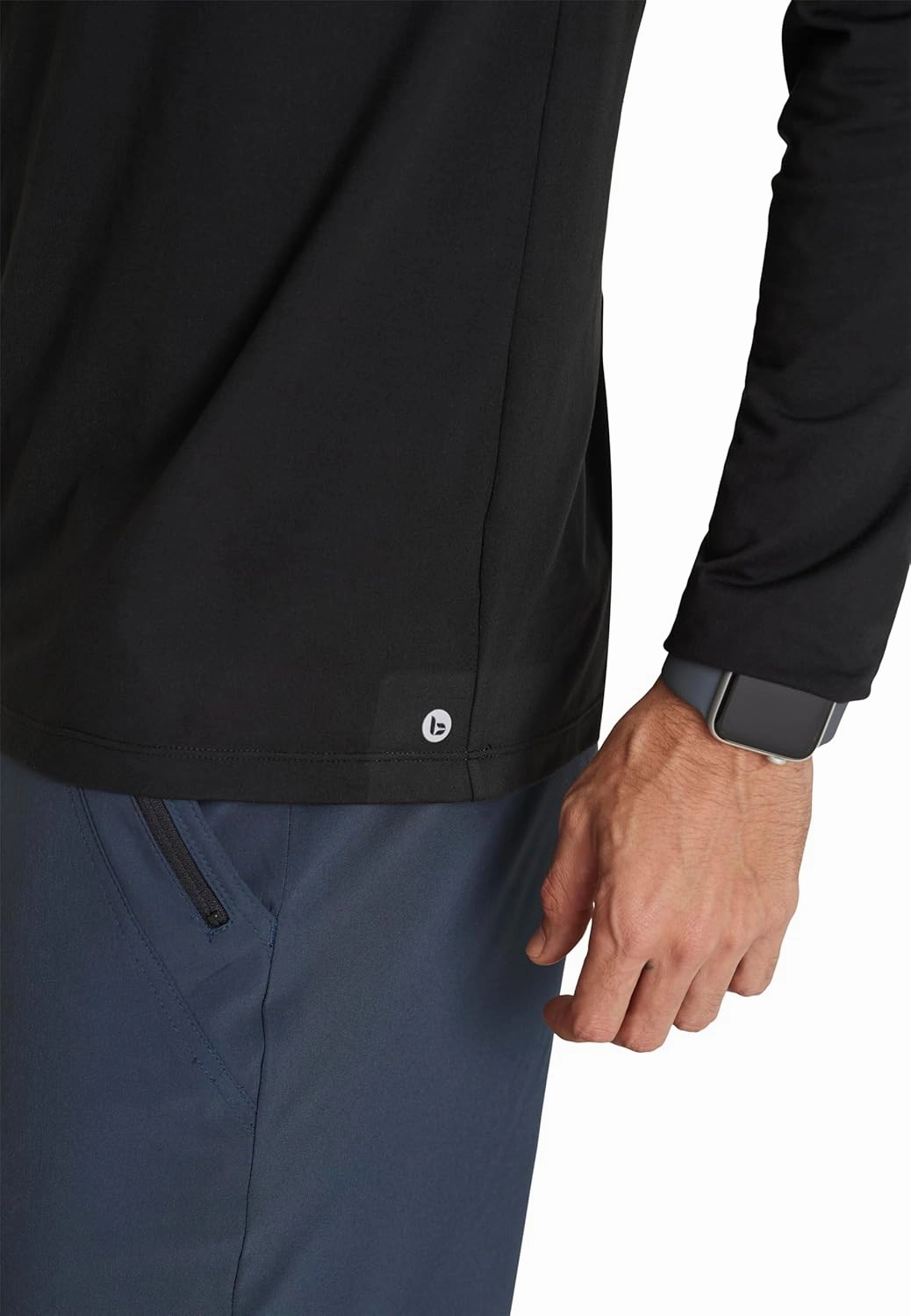 BARCO One Under Scrubs for Men - Crew Neck Long Sleeve Men’s Medical Scrub Tee