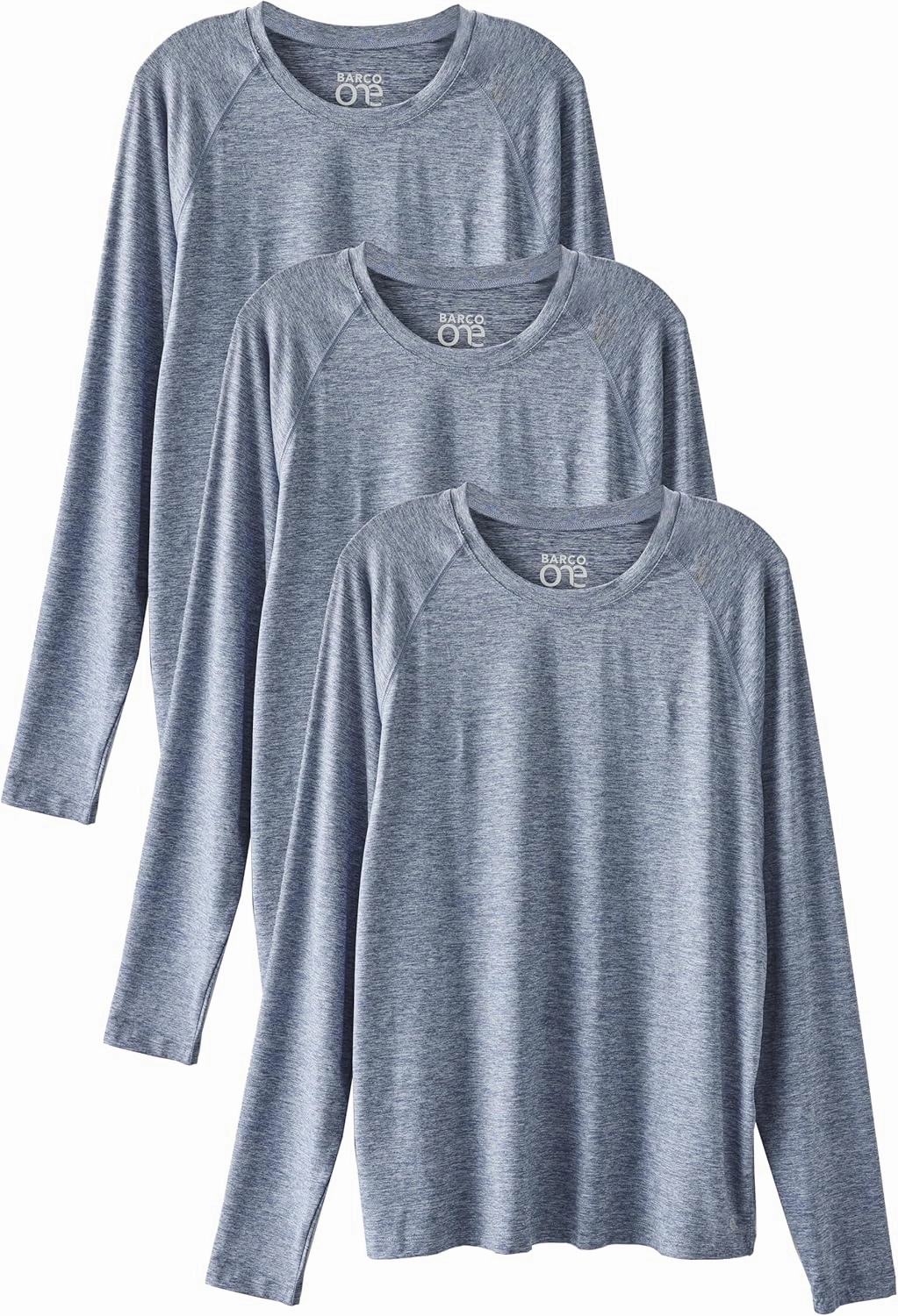 BARCO One Under Scrubs for Men - Crew Neck Long Sleeve Men’s Medical Scrub Tee
