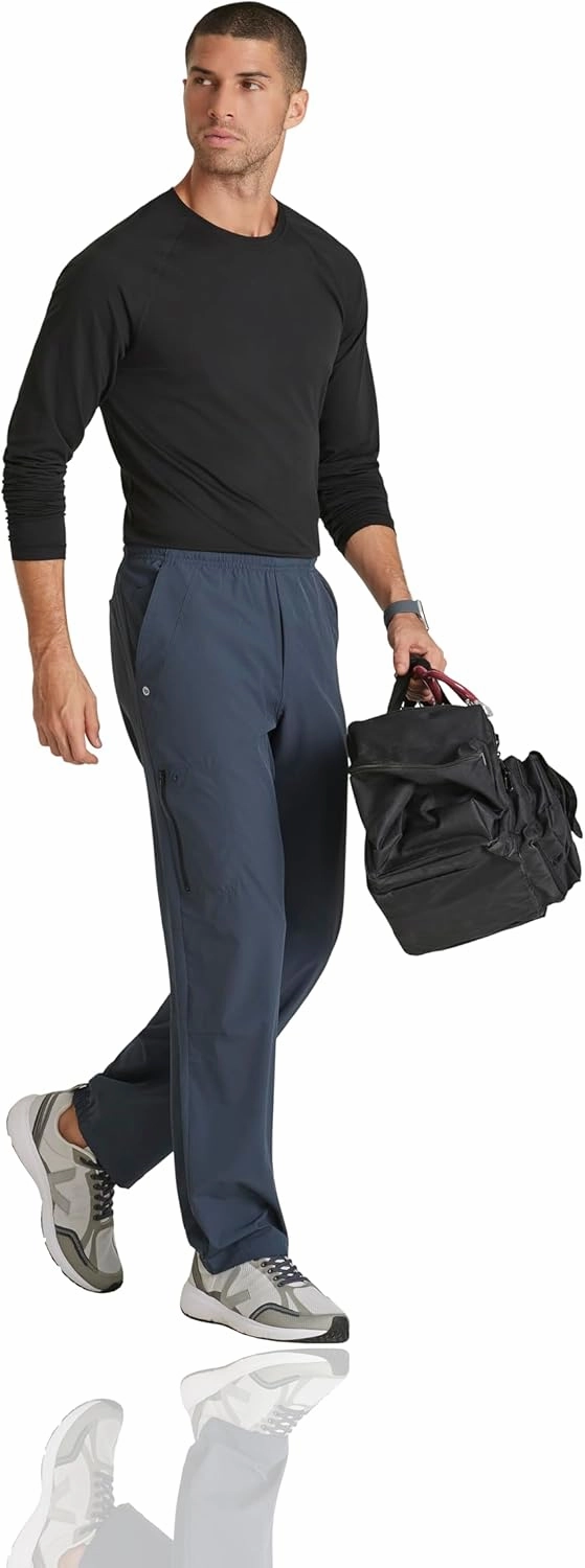 BARCO One Under Scrubs for Men - Crew Neck Long Sleeve Men’s Medical Scrub Tee