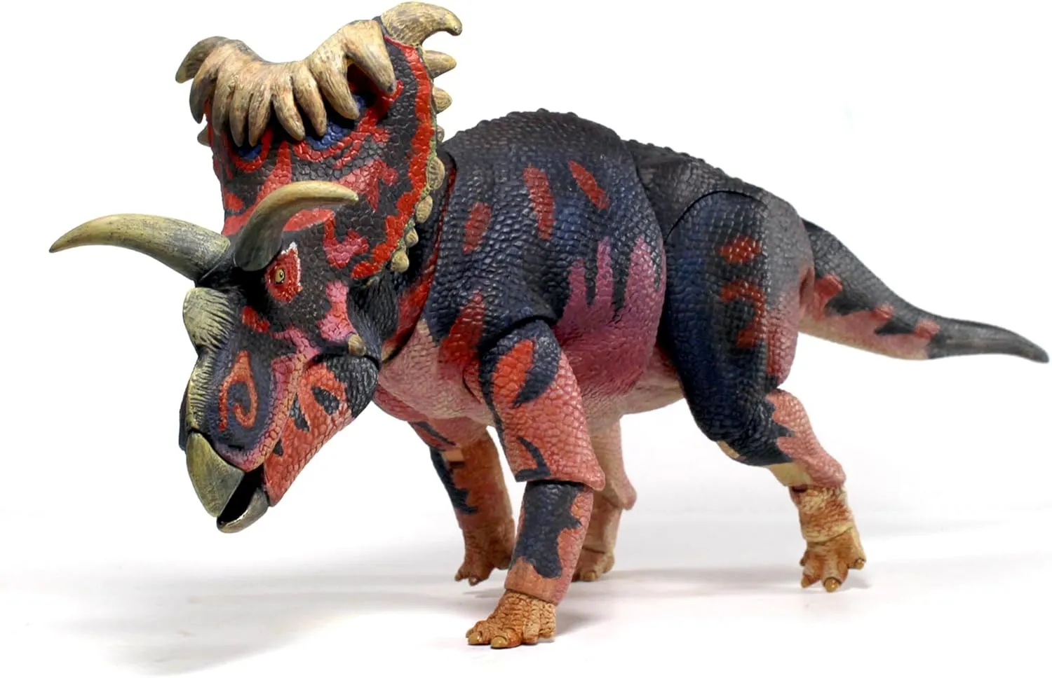 Beasts of The Mesozoic: Ceratopsian Series Kosmoceratops 1:18 Scale Action Figure, Multicolor