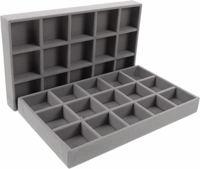 Beaupretty 5pcs Velvet Jewelry Organizer Trays Slots Stackable Jewelry Storage for Earrings Necklaces Bracelets Elegant Insert for Desktop Display