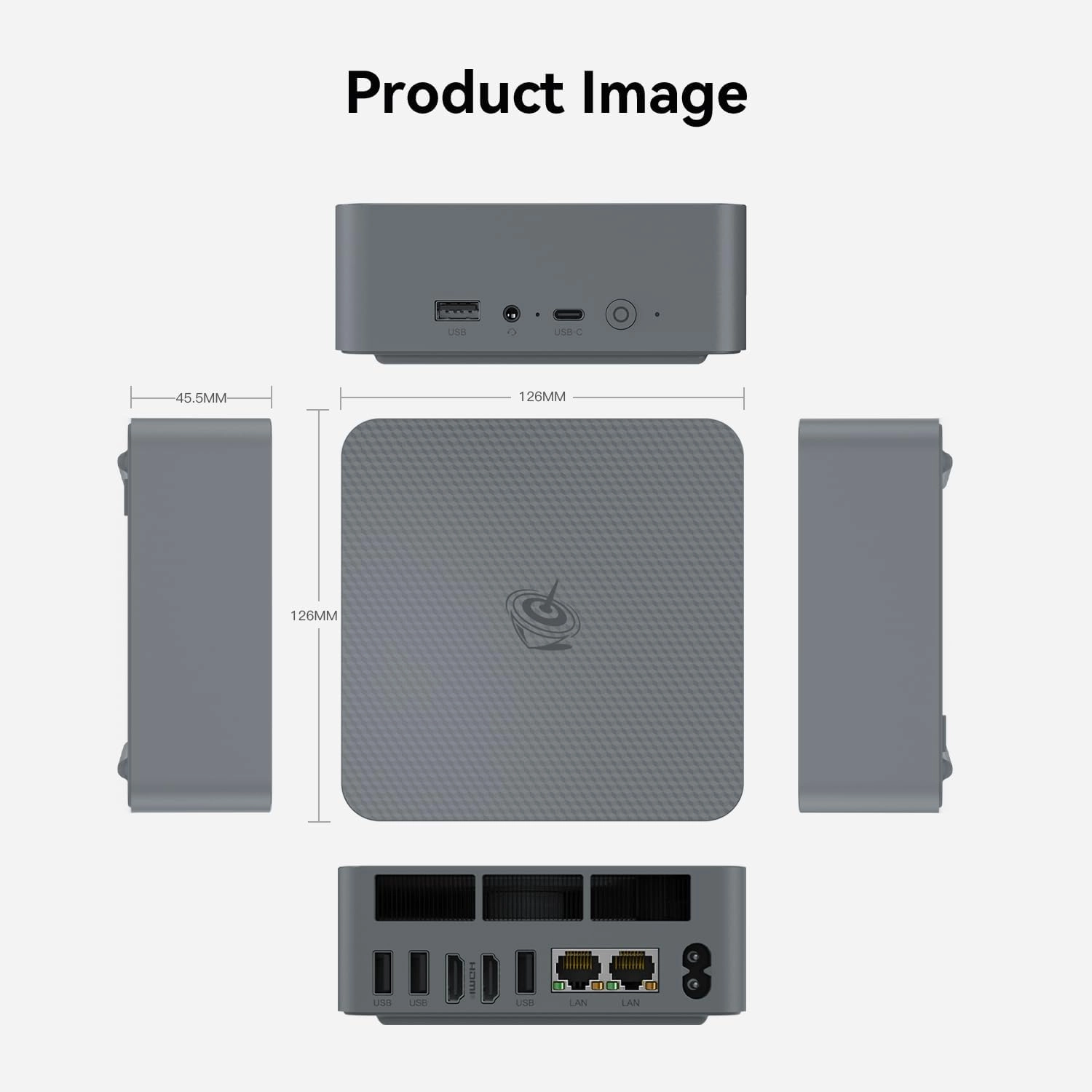Beelink EQR6 AI Mini PC, AMD Ryzen 9 6900HX(Up to 4.9GHz) 8C/16T, Mini Desktop Computer 24GB DDR5 RAM 1TB NVMe SSD, Micro PC 4K@60Hz Dual HDMI/BT5.2/WiFi 6 for Office/Home/Ai Copilot