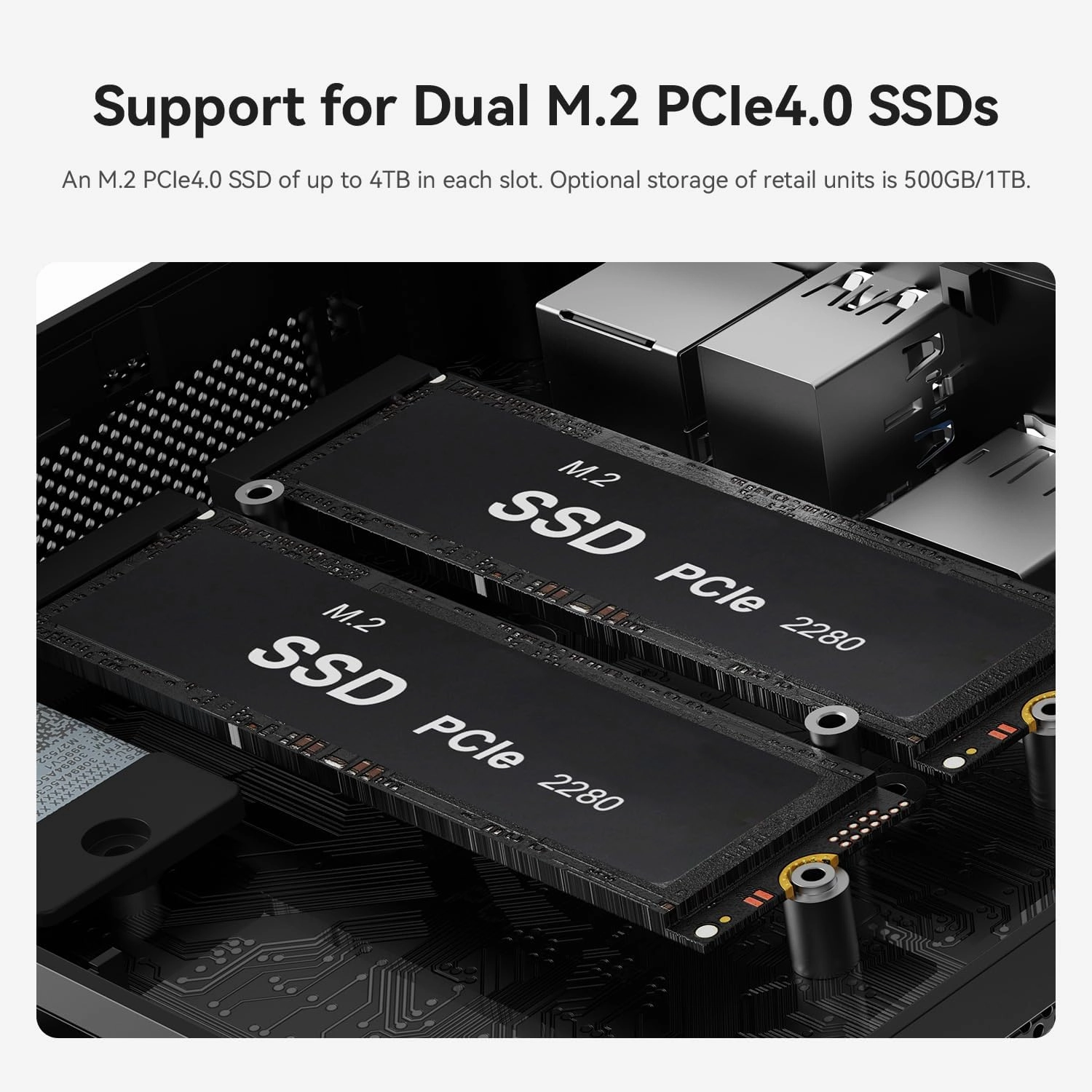 Beelink Mini PC SER5 MAX 6800U AMD Ryzen 7 Processor(8C/16T, up to 4.7GHz), Mini Computer 24GB LPDDR5 500GB NVMe SSD, Micro PC Triple Display HDMI/DP/Type-C/4K 60Hz/WiFi6/BT5.2/Home/Office/HTPC