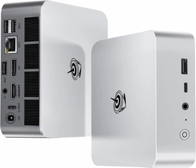 Beelink SER8 Mini PC, AMD Ryzen7 8745HS up to 4.9GHz(8C/16T),Mini Computer 32GB DDR5 RAM/1TB PCIe4.0 SSD/AMD Radeon 780M 12core 2600MHz Support 4K Triple Display/WiFi 6/BT5.2/2.5G LAN/HDMI DP/USB4