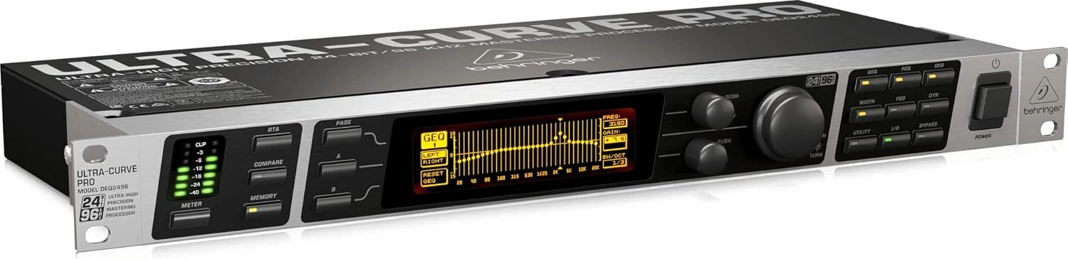 Behringer Ultracurve Pro DEQ2496 2-channel Equalizer and Mastering Processor