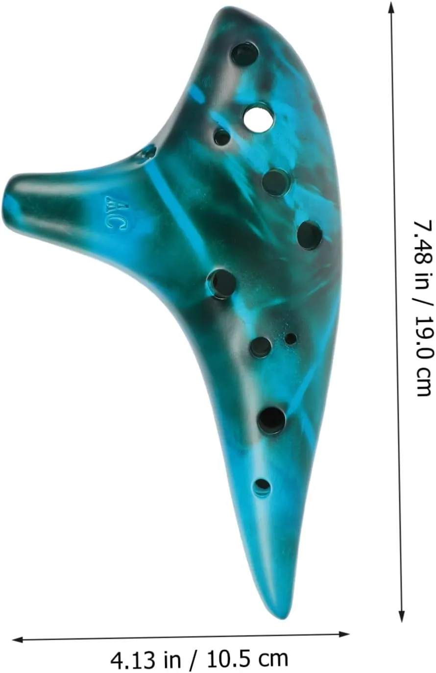 BESPORTBLE 1 Set Alto Ocarina for Beginners and Professionals Portable Introductory Ocarina Flute Music Instrument for All Ages present for Music Lovers and Students
