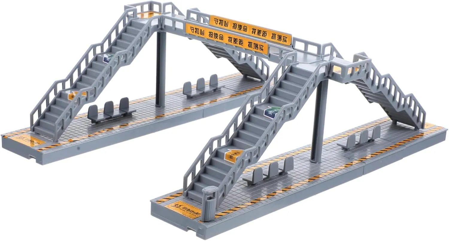 BESPORTBLE 1 Set Garden Footbridge Model Overhead Bridge for Sand Table Decor DIY Dollhouse Accessories Multi Purpose Miniature Landscape Decor