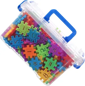 BESPORTBLE 220Pcs Educational Plastic Building Blocks for Fun Assembly for Boys Storage Box Develops Creativity Coordination