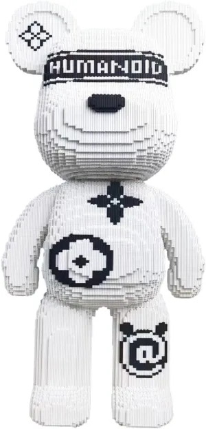 Big Black and White Big Bears Building Blocks (17100 PCS), 3D Micro Animal DIY Bear Building Blocks for Adults & Teenager, Creative Toys Ideal Gift for Family & Friends