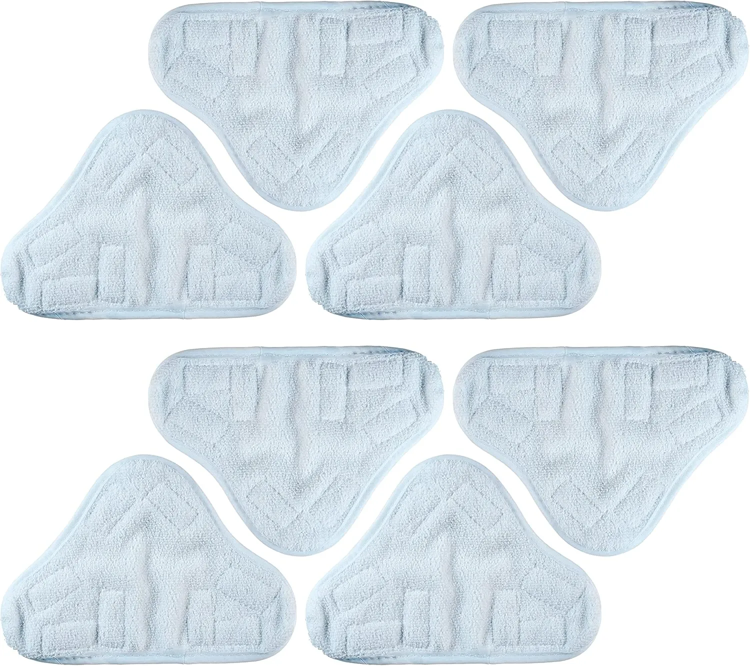 BlueStars 8-Pack H2OX5 Microfiber Steam Mop Pads Replacement for H2O H20 Steam Mop X5 – Washable & Reusable, Exact Fit for H2O X5 Models