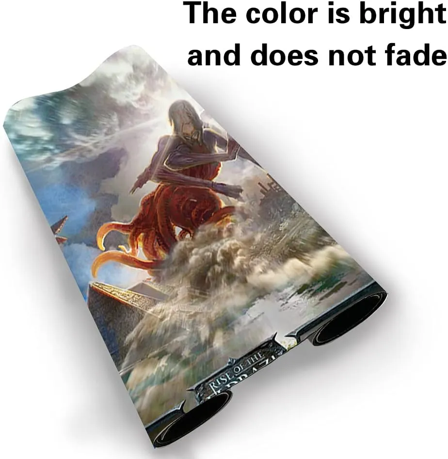 Board Game TCG Playmat Table Mats Games Size 60X35 cm Play Mats Compatible for MTG RPG CCG Trading Card Game Mousepad (All is Dust)