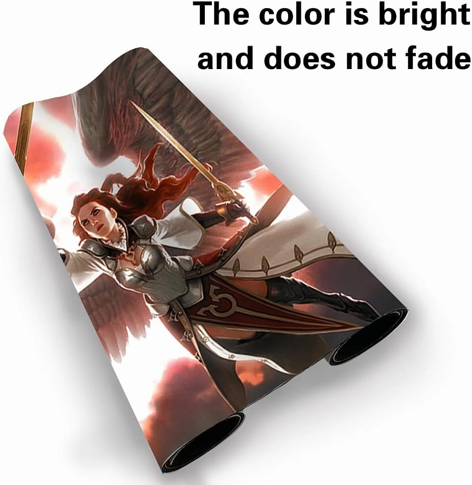 Board Game MTG Playmat Games Size 60X35 cm CCG Compatible for MTG CCG RPG Trading Card Game (Gisela)