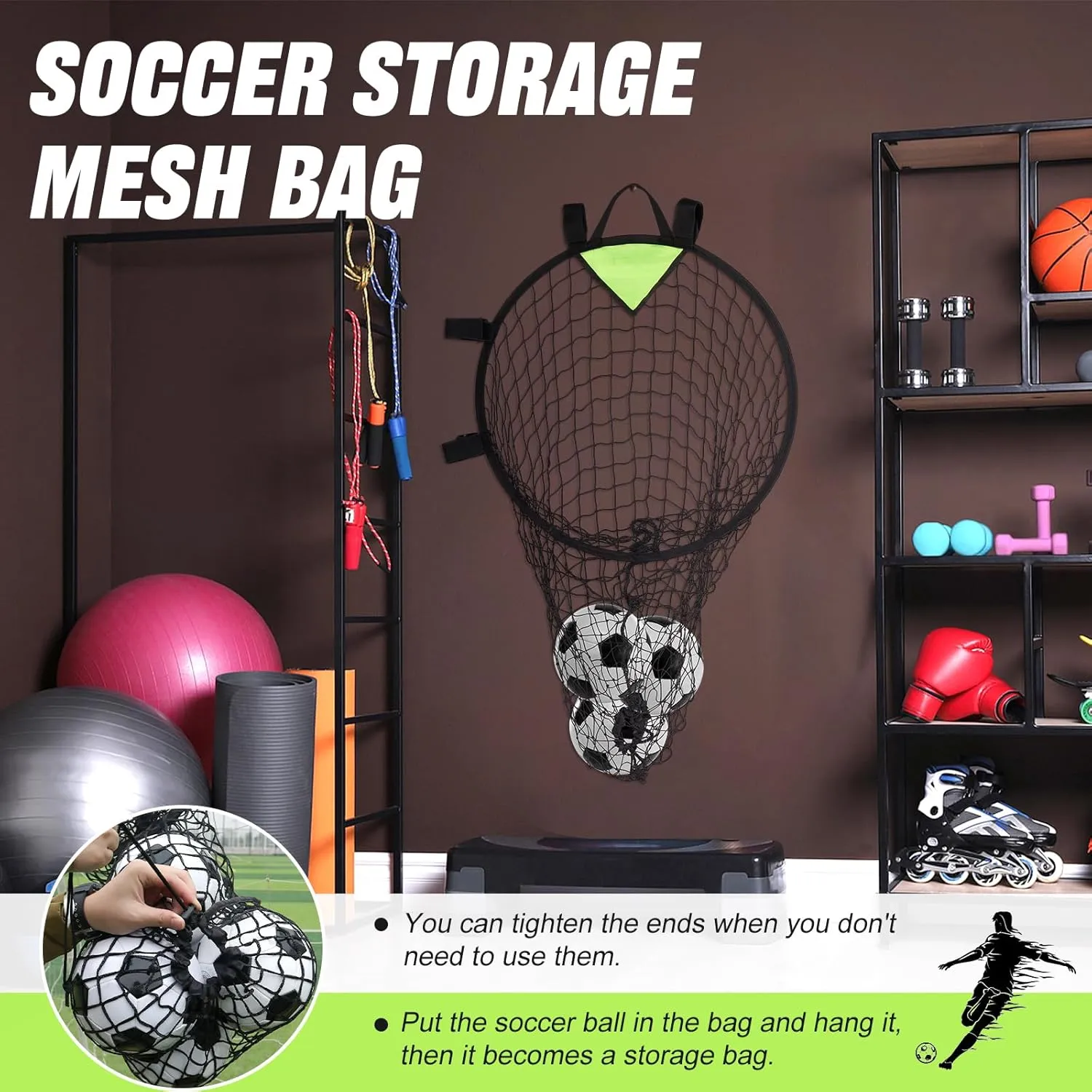 BOHEN Soccer Targets Goal Set of 2pc - Pop-up Portable Top Bins Target - Shooting Accuracy Training Soccer Goal for Endless Fun and Skill Building with Carrying Bag