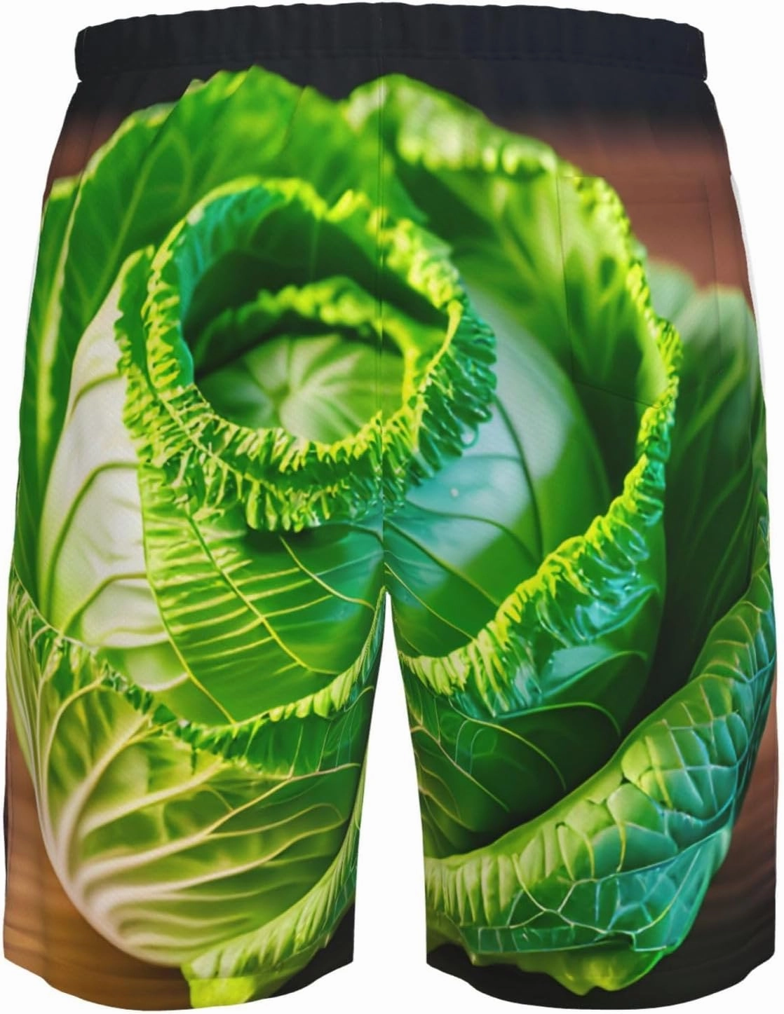 Bright Cabbage Men's Flower Print Beach Shorts,Mens Swim Trunks Quick Dry Beach Shorts,Hot Summer Swim Trunks