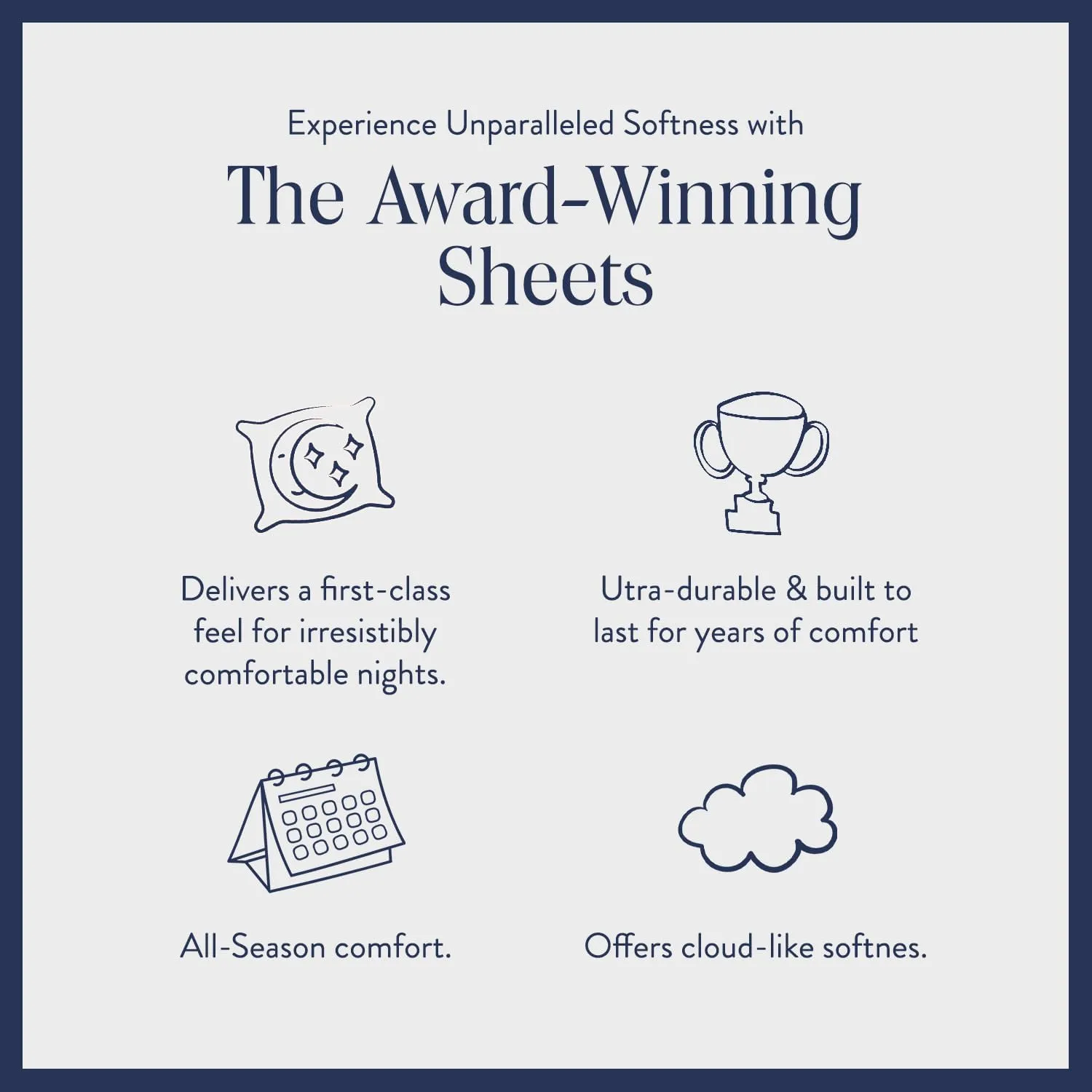 Brooklinen Luxury Sateen 4 Piece California King Size Sheets Set in Pebble - 100% Cotton Sateen Sheets - 1 Fitted Sheet, 1 Flat Sheet, 2 Pillowcases