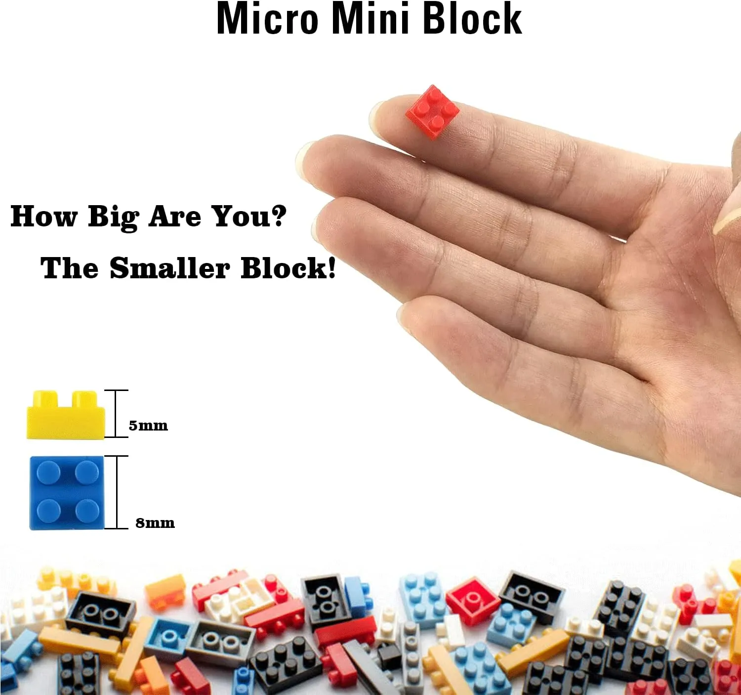 Building Bricks 1580  Pieces Set - Classic Cartoon Characters Building Blocks - Mini Building Block for Boys Girls & Adults (Pikachu)