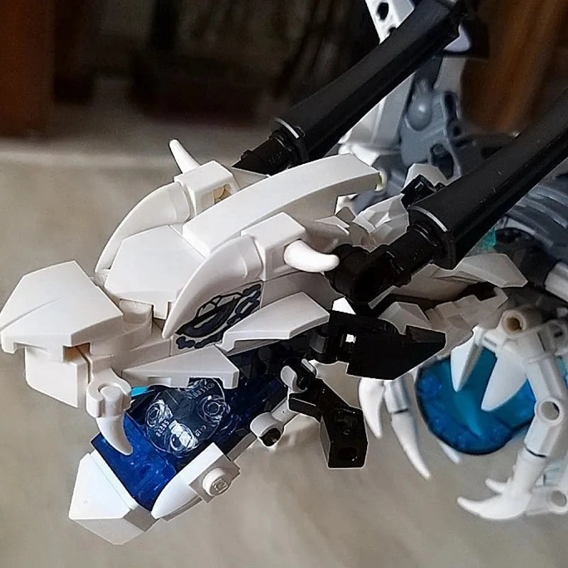 Building Block MOC Ninjago Skull Sorcerer Dragon Bricks Toy 7183