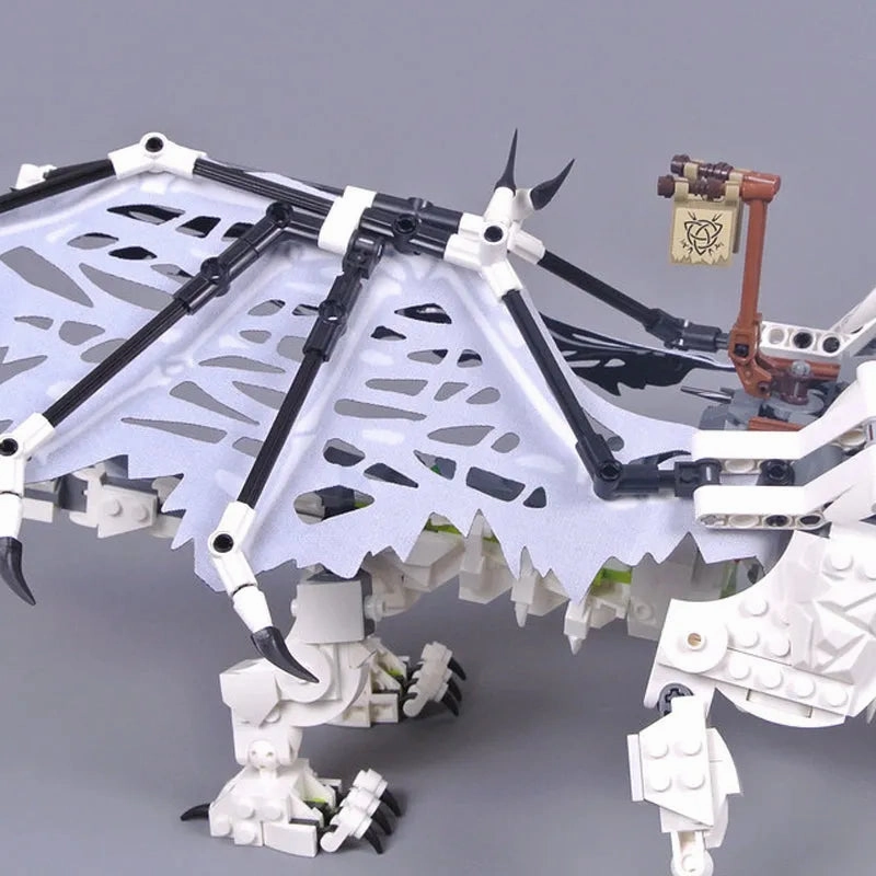 Building Block MOC Ninjago Skull Sorcerer Dragon Bricks Toy 7183