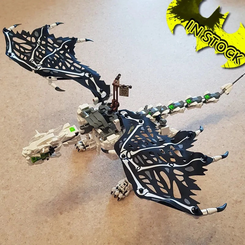 Building Block MOC Ninjago Skull Sorcerer Dragon Bricks Toy 7183