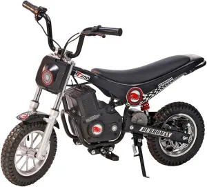 Burromax TT250 Electric Dirt Bike for Kids, 250w 24v 7ah, 2 Speeds, 14 Mph, Up to 150lb Rider, Off-Road Electric Mini Bike