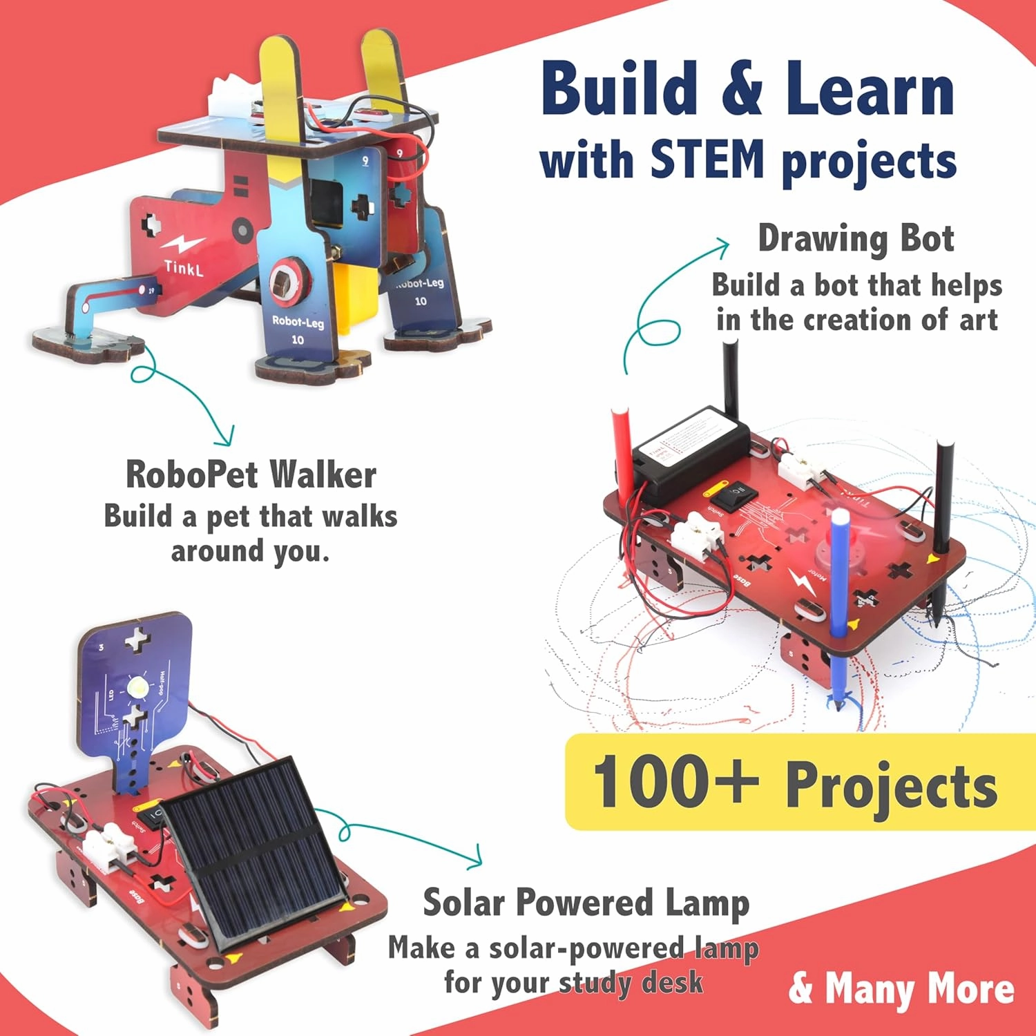 Butterfly Edufields 200  Jumbo STEM Projects Kit for Kids Age 12-14 | Engineering & Science Experiments for 8-12 Year Olds | Electronics Circuits | Best Birthday Gift for Kids Age 12-14